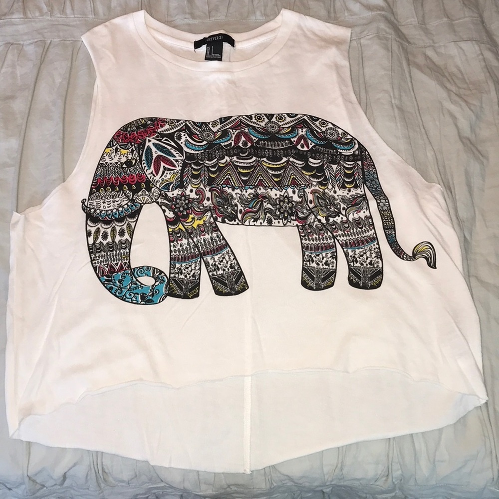 Forever 21 elephant tank